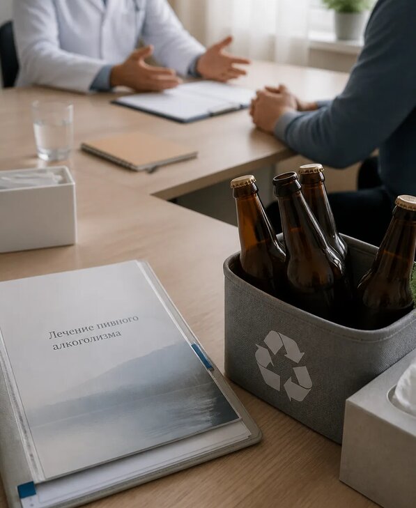 Профессиональное лечение пивного алкоголизма в Искитиме