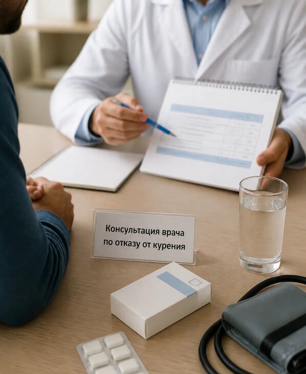 Консультация врача по отказу от курения для взрослых в Искитиме